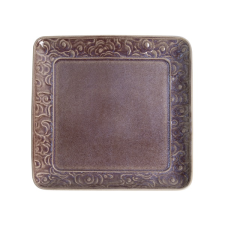 QX-IMPEX KFT IRIS kerámia tányér virágos lila 21,7cm (171212) tányér és evőeszköz