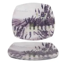 QX-IMPEX KFT IRIS üveg kínáló levendula minta 30x20cm (QX_IMPEX_KFT_102021) konyhai eszköz