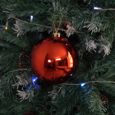 QX-IMPEX KFT Karácsonyfadísz piros színben 15cm karácsonyfadísz