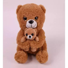 Qx Maci plüssfigura kicsinyével - 20 cm plüssfigura