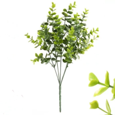 Qx Művirágcsokor, eukaliptusz 30cm 5 ág dekorációs kellék