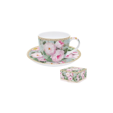 R2S.1036ROBL Porcelán teáscsésze+alj 200ml dobozban,Roses in Bloom bögrék, csészék