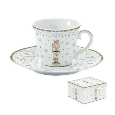 R2S.1106RNUT Porcelán teáscsésze+alj 200ml dobozban, Royal Nutcracker bögrék, csészék