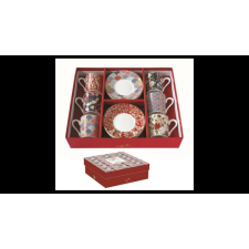 R2S .126OKIN Porcelán eszpresszócsésze+alj 6 személyes, 100ml, dobozban, Coffee Mania,Okinawa bögrék, csészék