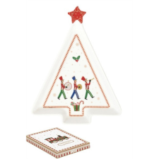 R2S.1325EXPR Porcelán fenyőtálca 21x16cm, dobozban, Polar Express konyhai eszköz
