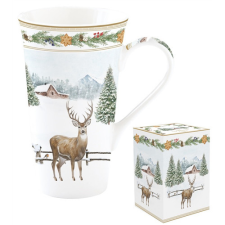  R2S.1462WHIF Porcelánbögre 600ml, dobozban, White Forest bögrék, csészék