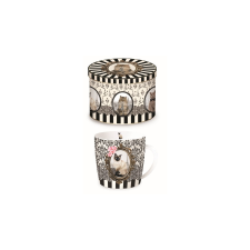 R2S.217CATC Porcelánbögre fémdobozban 250ml, Barocco Cats C bögrék, csészék