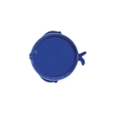  R2S.2582SEBL Porcelán desszerttányér 22,5x20,5cm, halforma, Sea Friends Blue tányér és evőeszköz