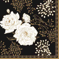 R2S.414ARTF Papírszalvéta 33x33cm, Art Deco & Flowers,20db-os higiéniai papíráru
