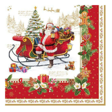 R2S.414CHME Papírszalvéta 33x33cm, Christmas Memories, 20db-os papírárú, csomagoló és tárolóeszköz