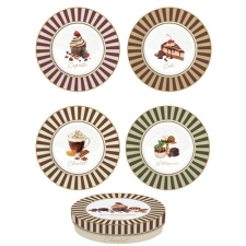  R2S.924SWEM Porcelán desszerttányérszett 4db-os, 19cm, dobozban, Sweet Moments konyhai eszköz