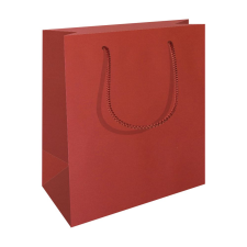 R+C Zrt. Ajándéktasak A5 álló, matt fóliával (20x10x24 cm) Piros ajándéktárgy