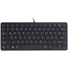 R-GO Tools R-Go Tastatur Compact DE-Layout                      schwarz (RGOECQZB) billentyűzet