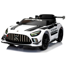 R-Sport Eredeti Mercedes GT3 Evo- elektromos kisautó, fehér elektromos járgány
