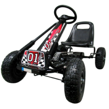 R-Sport Gokart G1 pedálos kisautó - fekete lábbal hajtható járgány