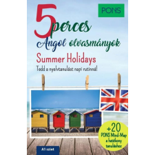 Raabe Klett Oktatási Tanácsadó és Kiadó PONS 5 perces angol olvasmányok - Summer Holidays nyelvkönyv, szótár