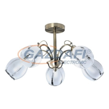 RÁBALUX 2271 Joel 5 ágú csillár E27 5x60W, bronz 230V világítás