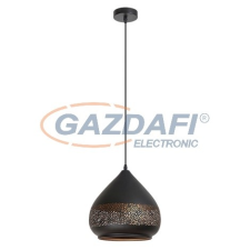 RÁBALUX 2278 Kaia függeszték E27 1x40W, fekete/ arany 230V világítás