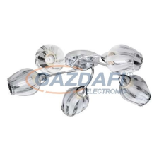 RÁBALUX 2970 Danila mennyezeti lámpa lámpa E27, 5x60W, króm 230V világítás