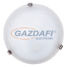 RÁBALUX 3202 Alabastro mennyezeti lámpa D30 E27 60Wfehér/króm 230V A++ -&gt; E világítás