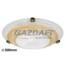 RÁBALUX 3713 Laretta mennyezeti lámpa D30 E27 60W bronz köröm 230V világítás