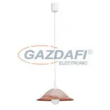 RÁBALUX 3955 Alabastro függeszték fix D30 E27 60W tabaco 230V világítás
