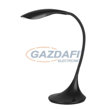 RÁBALUX 4164 Dominic asztali lámpa LED 4,5W fekete 230V 3000K 480lm A++ világítás