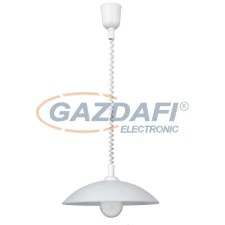 RÁBALUX 4780 Round függeszték D40 E27 60W, rollys, fehér 230V világítás