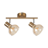 RÁBALUX 5547 - Spotlámpa HOLLY 2xE14/40W/230V arany