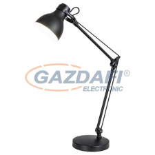 RÁBALUX 6408 Carter, asztali lámpa E14 1X MAX 11W, fekete 230V világítás