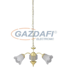 RÁBALUX 7233 Rafaella 3 ágú csillár E14 3x40W arany 230V A++ -&gt; E világítás