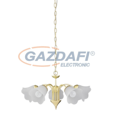 RÁBALUX 7235 Rafaella 5 ágú csillár E14 5x40W arany 230V A++ -&gt; E világítás