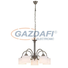 RÁBALUX 7276 Edith klasszik függeszték, 5x60W,a.sárgaréz 230V A++ -&gt; E világítás