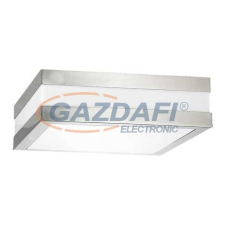 RÁBALUX 8227 Stuttgart kültéri mennyezeti lámpa 285x285mm E27 2x11W inox IP44 230V kültéri világítás