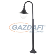 RÁBALUX 8247 Konstanz kültéri állólámpa 1,2m E27 100W fekete IP44 230V kültéri világítás