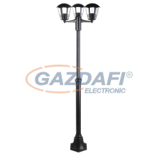 RÁBALUX 8569 Marseille kültéri állólámpa E27 3*60W fekete 230V A++ -> E kültéri világítás