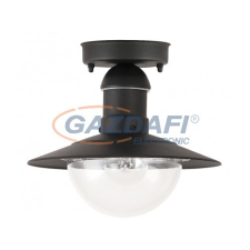 RÁBALUX 8716 Oslo kültéri mennyezeti lámpa. E27 60W fekete IP44 230V kültéri világítás