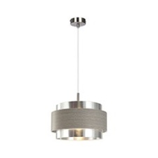 RÁBALUX Basil modern függeszték (E27) króm-ezüsttölgy világítás