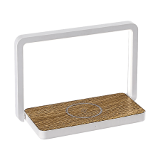 RÁBALUX Buldus LED beltéri asztali lámpa, 4W, tölgy-fehér (76005) világítás