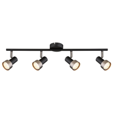 RÁBALUX Konrad beltéri fali spot lámpa GU10 4*50W 60cm IP20 - matt fekete világítás
