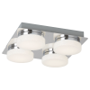 RÁBALUX LED MENNYEZETI LÁMPA HILARY 20W 1600LM 4000K CSILLAGEFF., KRÓM/OPÁL