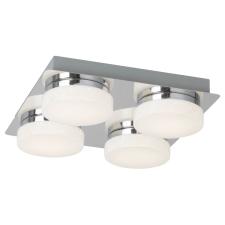 RÁBALUX LED MENNYEZETI LÁMPA HILARY 20W 1600LM 4000K CSILLAGEFF., KRÓM/OPÁL világítás