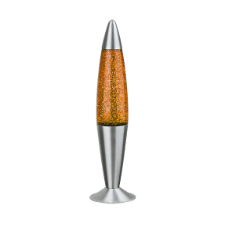 RÁBALUX Rábalux 4114 Glitter, lávalámpa, E14 G45 1x MAX 25W, narancs/ ezüst világítás