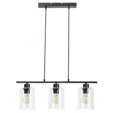 RÁBALUX Rábalux 5078 Miroslaw, függeszték E27 3xMAX 40W,m.fekete világítás