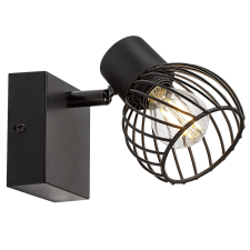 Rabalux Rábalux Aberama beltéri fali spot lámpa fekete E14 1xMAX10W IP20 világítás