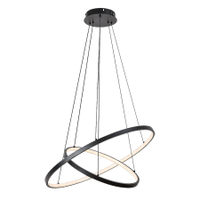 RÁBALUX Rábalux Beliza fekete LED függesztett lámpa (RAB-72345) LED 1 izzós IP20 világítás