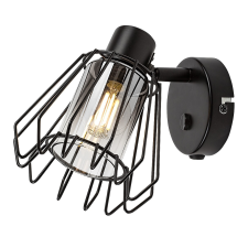 RÁBALUX Rábalux Emerencia fekete fali spotlámpa (RAB-73067) E14 1 izzós IP20 világítás