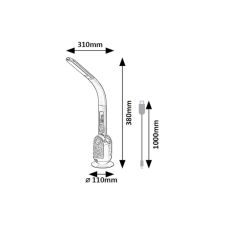 RÁBALUX Rábalux Figen 5W RGB műanyag fekete asztali lámpa világítás