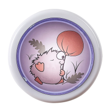 RÁBALUX Rábalux Hedgy fehér LED nyomógombos gyereklámpa (RAB-76072) LED 1 izzós IP20 világítás