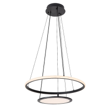 RÁBALUX Rábalux Jasero fekete LED függesztett lámpa (RAB-72040) LED 1 izzós IP20 világítás